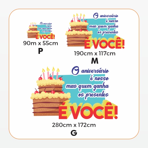Adesivo de Vitrine - Aniversário de Loja - Quem Ganha os Presentes